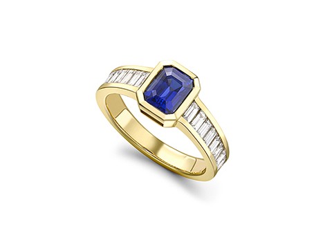 Structural Yellow Sapphire Ring • 'Alanmorris' • Emma Franklin London