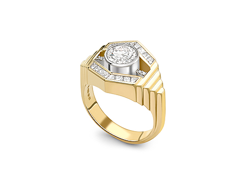 Deco Inspired Engagement Ring • 'Artemis' • Emma Franklin